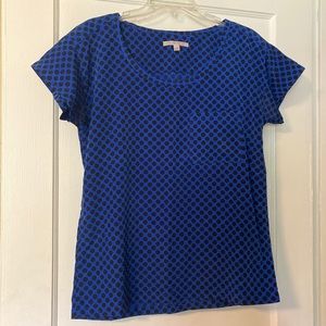 Gap Polka Dot Short Sleeve Blouse